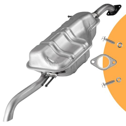 Direct Fit Exhaust Muffler For 2006-2010 Hyundai Accent 1.6L,HY01 - size: 2006-2011 Accent/Rio/Rio5 1.6L