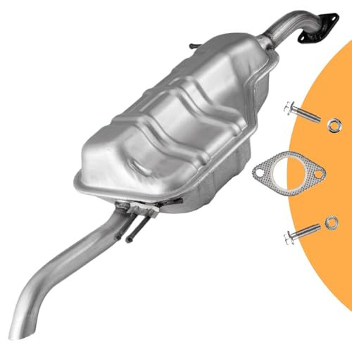 Direct Fit Exhaust Muffler For 2006-2010 Hyundai Accent 1.6L,HY01 - size: 2006-2011 Accent/Rio/Rio5 1.6L