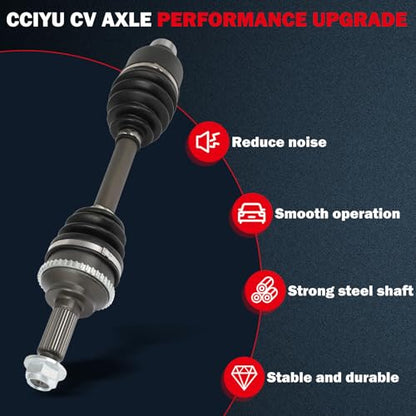 CCIYU Front CV Axle Shaft Assembly for Ford for Escape 2001-2008 for Mazda - size: 83-4585