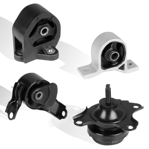 Engine Motor Mount Kit and Transmission Mount A6502 A6520 A6556 A6506 A6526 Compatible for Honda Civic 1.6L Auto Trans 1996-2000 (Set of 5)