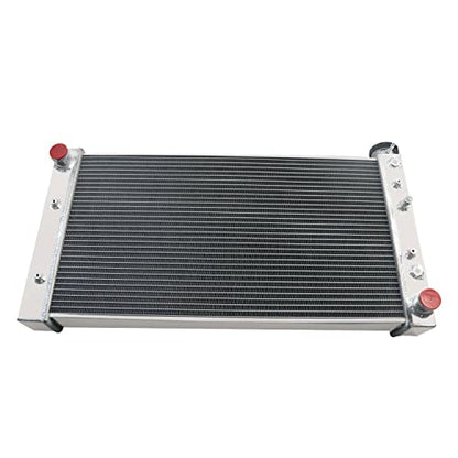 3 Row Core Radiators For 1982-1994 Chevy S10/S10 Blazer GMC S15 Jimmy SBC 350 Swap Small Block V8 Full Aluminum Radiator 1983 1984 1985 1986 1987 1988 1989 1990 1991 1992