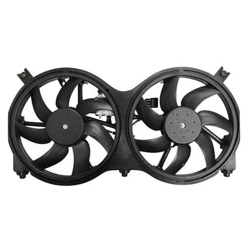 PartsFlow Radiator and Condenser Cooling Fan with Control Module for 2013 Infiniti Jx35 for 2013 2014 2015 2016 2017 2018 Nissan Pathfinder for 2014 2015 2016 2017 2018 2019 Infiniti Qx60 - color: With Control Module