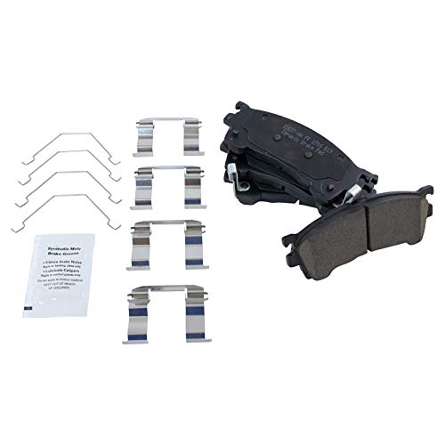 TRQ Front Brake Pad and Rotor Set Ceramic - style: BKA10577