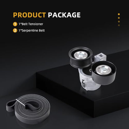 Serpentine Belt with Tensioner Kit #38191 419214 45560 - size: 1999-2003 for Excursion/E550 Super Duty