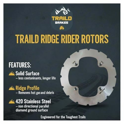 Traild Brass Brake Pad & Rotor Kit for CFMoto UForce 2019-2026 Front & Rear - style: Brass Pad & Rotor Set