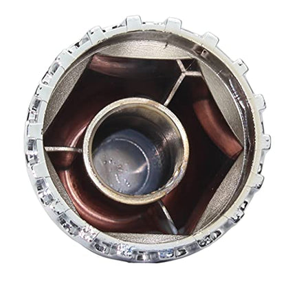 ABS Chrome Plastic 33mm Thread-on Standard Lug Nut Covers for Semi Trucks (Pack of 20) - color: Pack of 20