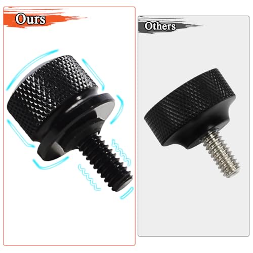 FOVPLUE Quick-Release Fender Seat Hardware Kit for Harley FLT Touring - color: BLACK BOLT/CAP/NUT/WASHER