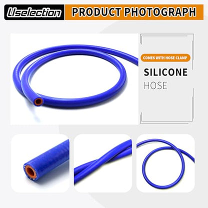 3/8" ID-20Ft(ID 10mm) Heater Hose Enhanced Double Reinforcement - color: Blue, size: 3/8" ID-20Ft(ID 10mm)