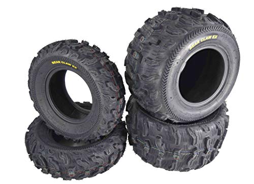 Kenda Bearclaw EX K573-21x7-10 Front & 22x11-10 Rear ATV/UTV Tires (4 pk) - size: 21x7-10; 22x11-10 (4 Pack)