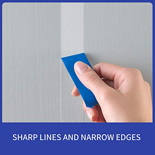 ADHES Blue Painters Tape Blue Tape Painting Tape for Walls,UV Anti - size: 38mm x 55m
