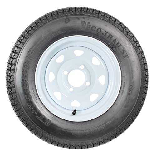 eCustomrim Trailer Tire Rim Assembly ST175/80D13 13 Inch Load Range C 4 Lug