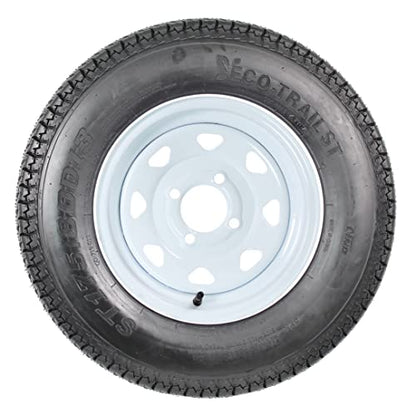 eCustomrim Trailer Tire Rim Assembly ST175/80D13 13 Inch Load Range C 4 Lug
