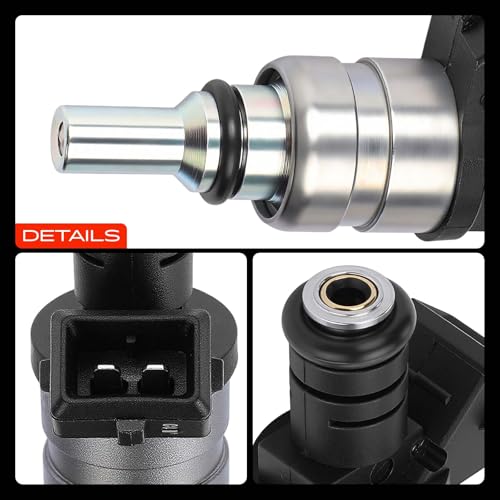 A-Premium Set of 6 Fuel Injectors Compatible with BMW