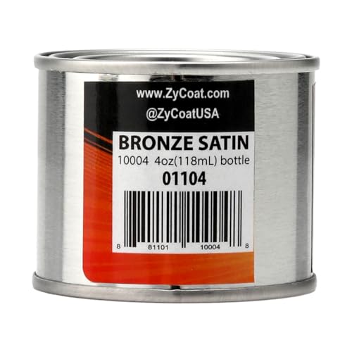 ZyCoat ZyBar 10004 High Temperature Coating - Bronze Satin, 4 Ounce - 2 Pack