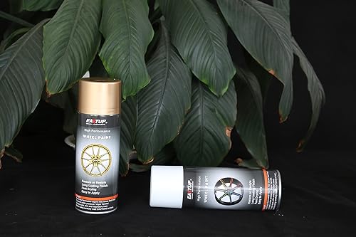 EASTUP Premium Bright Gold Metallic Acrylic Enamel Wheel Paint - Brilliant Finish, High Durability, Fade-resistant, Quick Drying Rim Coating Spray Paint. - color: 12#35A-Bright Gold