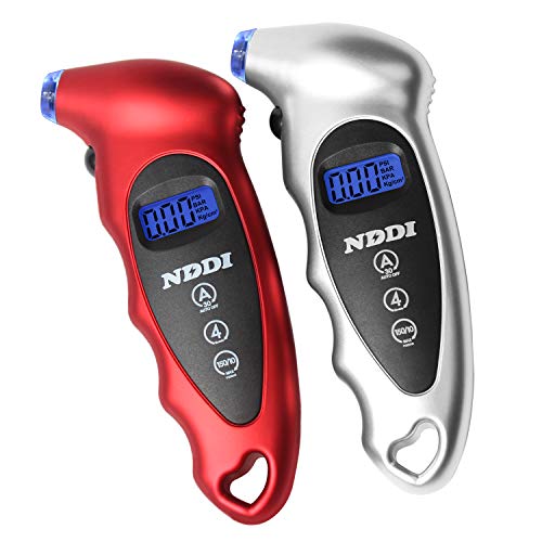 NDDI 2-Pack Digital tire Pressure Gauge 150 PSI