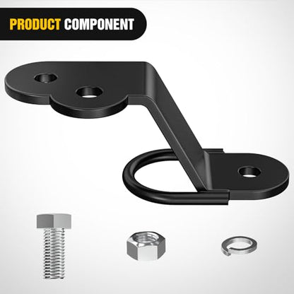 Nilight ATV UTV Three-Way Hitch Adapter Heavy Duty Lawn Mower Attachment | 3500lbs 3" Drop/Rise, Heavy Duty Universal ATV Hitch Attachments, Trailer Hitch Adapter - color: Three-Way Hitch