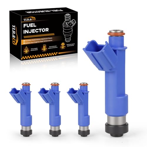 Fuel Injectors 23250-21040 Compatible with Toyota Yaris 1.5L 2006-2014 - size: 23250-21040 4P
