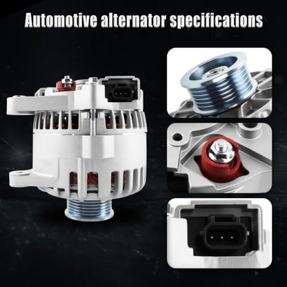 Alternator for 2001-2009 Ranger 2.3L, 01-10 Ma~zda B2300 2.3L 8265N - size: 2001‑2009 Ranger L4 2.3L