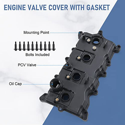 Engine Valve Cover Replacement for Nissan Altima Sentra SE-R 2.5L 2007-2013