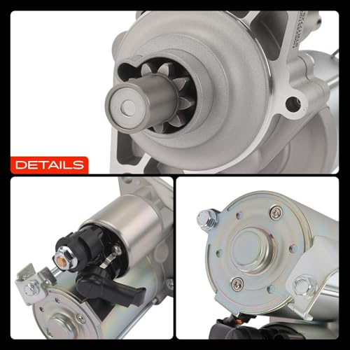 A-Premium Starter Motor, 12V 1.6KW 9 Teeth Clockwise