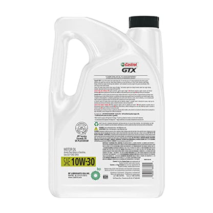 Castrol GTX 10W-30 Conventional Motor Oil, 5 Quarts (Pack of 2) - size: 5 Quarts (Pack of 2)