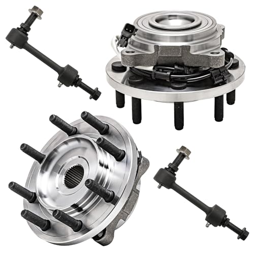 Detroit Axle - Front Wheel Bearing Hubs Kit for 2014-2018 Ram 2500 - size: 4SW42492/Kit