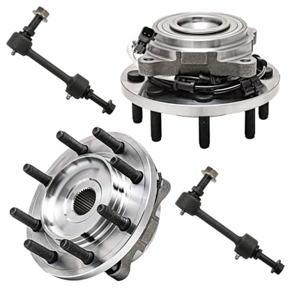 Detroit Axle - Front Wheel Bearing Hubs Kit for 2014-2018 Ram 2500 - size: 4SW42492/Kit