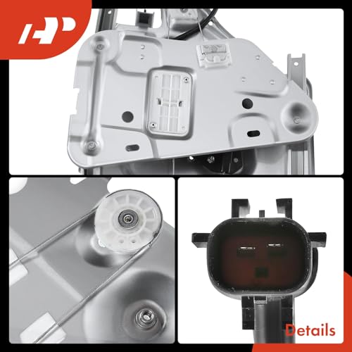 A-Premium Rear Passenger Side Power Window Regulator with Motor (2-Pin) - style: Rear Passenger(RH)