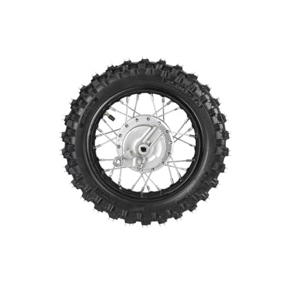 Front & Rear 2.5-10 Wheels Tires 10'' Rim 1.4x10 w/12mm Bearing Drum Brake Wheel Assembly with 420-37T Sprocket Cog for CRF50 XR50 TTR50 Dirt Pit Pro Trail Bike 50cc 70cc 90cc 110cc
