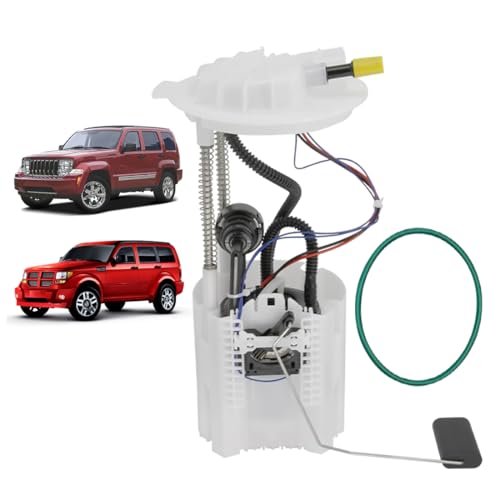 Electric Fuel Pump Assembly for FIT 2007-2012 Dodge Nitro 3.7L/4.0L & Jeep Liberty 3.7L - Replaces E7219M, P76491M, FG0888 with Sending Unit & O-Ring - color: E7219M