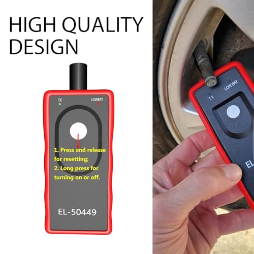 MLY EL-50449 TPMS Relearn Tool, TPMS Reset Tool for Ford F150 F250 Fusion, Edge, Ranger, Transit & More, TPMS Sensor Programming Tool (1997-2024 Models)