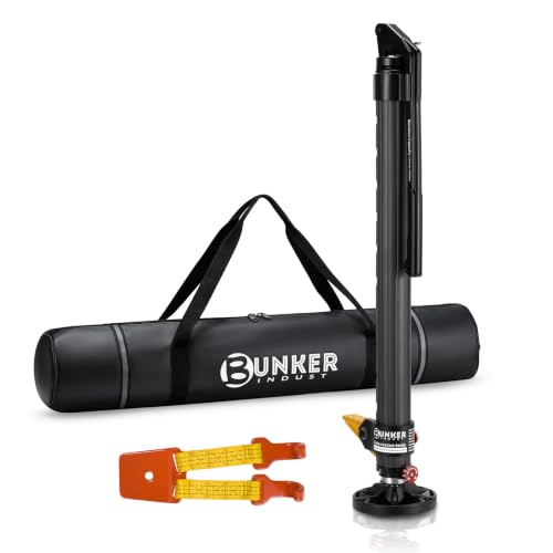 BUNKER INDUST Hydraulic Recovery Jack, Powerful Offroad Lift Farm Jack with Lift Mate Storage Bag, 4,409lbs Capacity