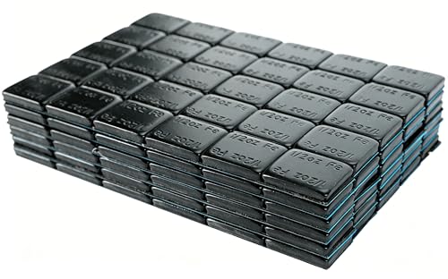 1/2oz. Black Adhesive Stick on Wheel Weights, 360pcs 180oz. - color: Black