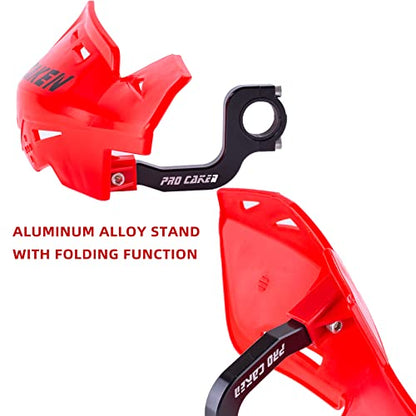 Universal Hand Guards for 7/8" 22mm 1 1/8" 28mm Bar - color: Red