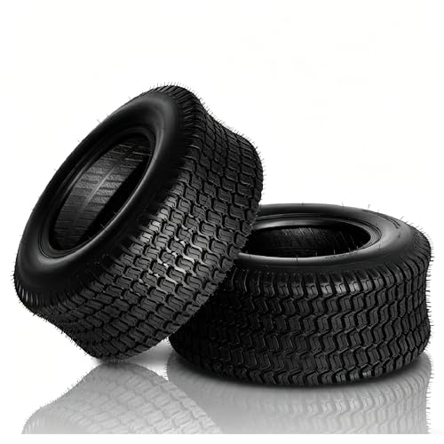 Bonnlo 20x8.00-10 Lawn Mower Tires Set of 2, 4PR Turf Tire Lawn & Garden Tires, Compatible With Most Lawn & Garden Utility Vehicles, Tubeless - size: 20x8.00-10