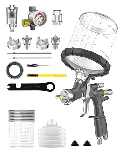InoKraft D1 LVLP Spray Gun Kit with 22 Ounce Disposable Paint Cups - size: LVLP Spray Gun 22 Ounce Disposable Paint Cups