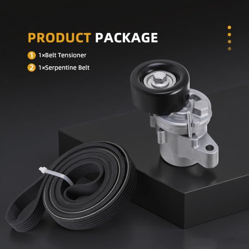Serpentine Belt with Tensioner Kit #39370 APV3475 GTA1256 - size: 2012-2022 for Outlander Sport/RVR