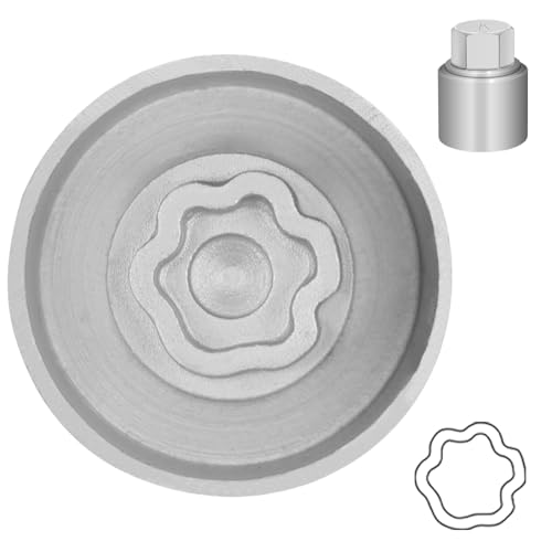 Type K Wheel Locking Nut Key for Land Rover, Lug Nut Removal Tool - size: Socket K