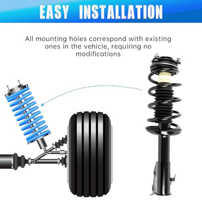 Front Struts Assembly Replacement for Acura CSX Honda Civic