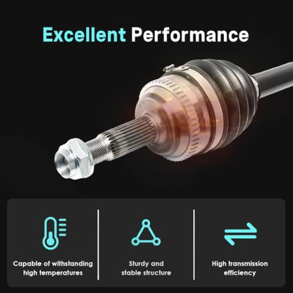 Front Left CV Axle Compatible with Corolla 2009-2019 66-5228