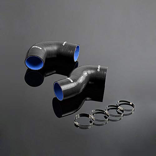 G-PLUS Twin Turbo Mount Intercooler Piping Kit Compatible With 2006-2010 BMW E90 E92 E93 E80 E82 135 135i 335 335i N54 - color: Black, size: 2006-2010 3 Series