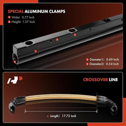 A-Premium Fuel Rail Kit Compatible with