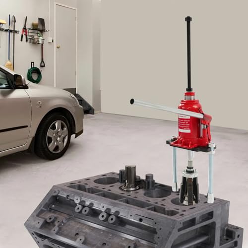 20T Cylinder Liner Puller, Universal Hydraulic Ball Joint Press Kit, 44092lbs Pulling Force Heavy Duty Disassembly Tool, Auto Mechanic Extractor, for Auto Repair, Garage, Workshop