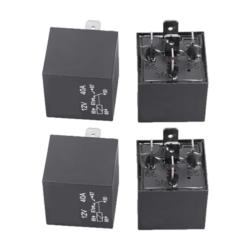 Hoypeyfiy 4PCS Power Trim and Tilt Relay 5 Pin 40A 12V Waterproof Car Relays 584416 586224 18-570 Replacement for Johnson Evinrude Outboard Marine Corp OMC；