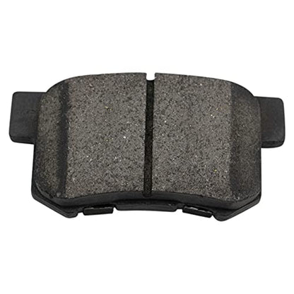 TRQ Front and Rear Brake Pad and Rotor Set Ceramic Vented Solid Rotors - style: BKA19659