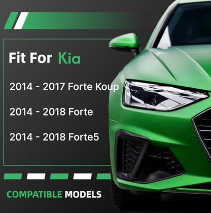 6PC Front Outer & Inner Tie Rod Sway Bar End Link Compatible with Fit for Kia Forte Forte5 Forte Koup 2014 2015 2016 2017 2018#OE ES801064 ES801065 EV801061 K750523