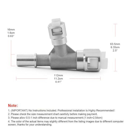 Heater Hose Connectors, Upgraded Leak-Resistant Metal Connector - Direct Replacement for Select Cadillac Chevrolet GMC Models - OE Fix for HVAC and Coolant Hoses 800-414