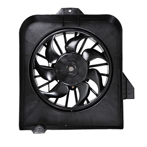 TRQ Radiator & AC Condenser Cooling Fan Left Right Pair - style: RFA80444