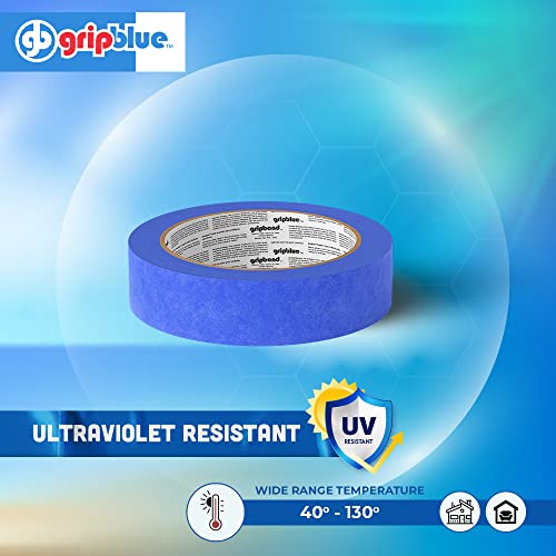 Professional-Grade Blue Painters Tape 1 Inch Wide, 1 Roll - size: 1 in/.94 (Single Roll)